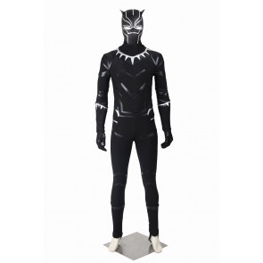 Captain America 3 Civil War Black Panther Cosplay Costume Uniform