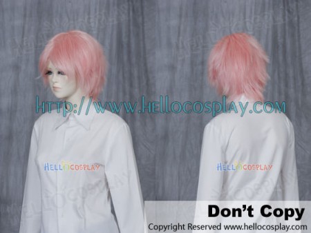 Bright Pink Cosplay Short Layer Wig