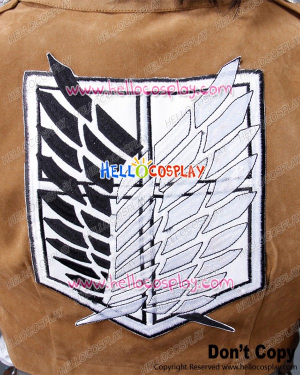Attack On Titan Shingeki No Kyojin Cosplay Mikasa Ackerman Suede Costume Full Set