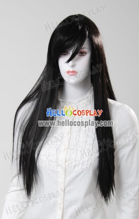 Cosplay Black Medium Wig