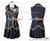 Black Stripe Girl School Uniform Cosplay Dress Costume