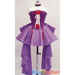 Macross Frontier Cosplay Sheryl Nome Purple Dress