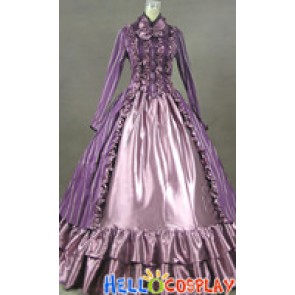 Renaissance Gothic Lolita Purple Dress Ball Gown Prom