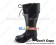 Black Lace Up Chunky Punk Lolita Long Boots