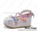 White Pink Heart Shaped Buckles Platform Princess Lolita Shoes