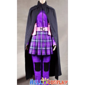 Kick-Ass Hit Girl Purple Leather Cosplay Costume