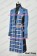 Doctor Series 6th Sixth Dr Colin Baker Cosplay Costume Trench Coat Blue Version