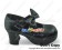Black IW Charlotte Bow Chunky Sweet Lolita Shoes