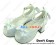 Mirror White Chunky Bows Ruffle Princess Lolita Shoes
