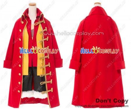 One Piece Cosplay Monkey D Luffy Zooty Red Costume Full Set