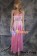 Party Cosplay Pink Long Ball Gown Formal Dress Costume