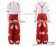 Touhou Project Imperishable Night Cosplay Huziwara No Mokou Costume