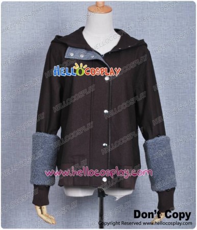 Twilight Costume New Moon Bella Swan Brown Wool Jacket Coat