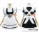 Angel Feather Cosplay COS Black White Maid Dress