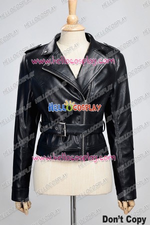 The Terminator Sarah Jeanette Connor Cosplay Costume Jacket Female Version