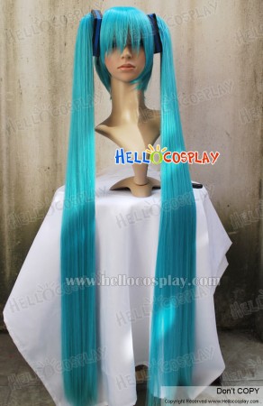 Vocaloid 2 Hatsune Miku Blue Long Cosplay Wig