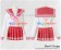 Lucky Star Cosplay Konata Izumi Costume Winter Sailor Uniform