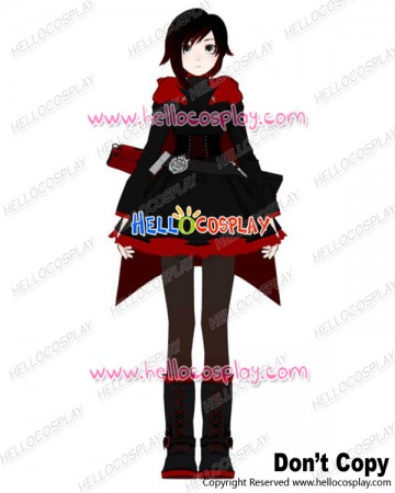 RWBY Cosplay Red Trailer Ruby Rose Uniform Costume