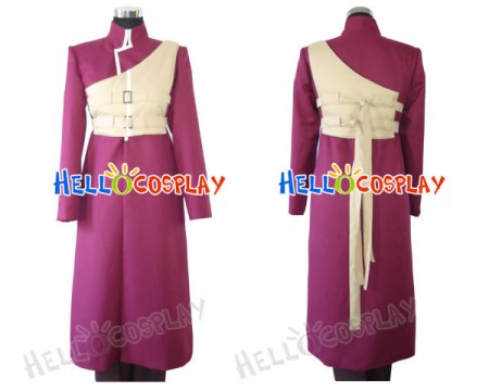 Naruto Shippuden Gaara Cosplay Costume Red