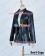 One Piece Cosplay Nico Robin Black Uniform Dot Shirt Costume