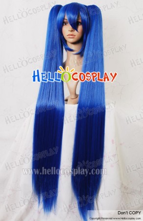 Vocaloid 2 Hatsune Miku Dark Blue Cosplay Wig