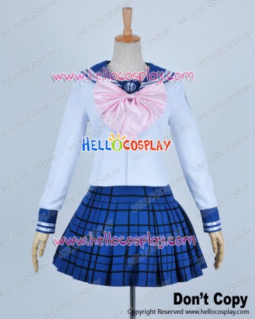 Danganronpa Dangan Ronpa Cosplay Sayaka Maizono Costume Girl Uniform