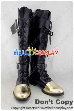 League Of Legends Cosplay Kate Black Long Boots