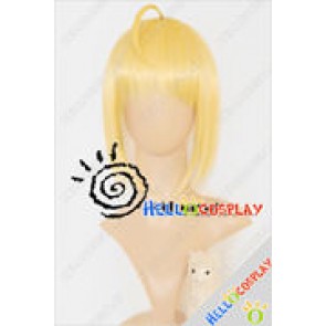 Fate Stay Night Cosplay Saber Yellow Wig