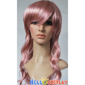 Final Fantasy Lightning Cosplay Pink Curly Wig