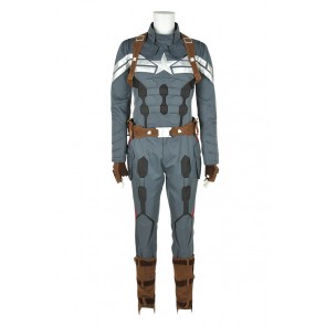 Captain America 2 The Winter Soldier Steve Rogers Cosplay Costume Uniform