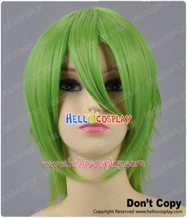 Green Short Layered Cosplay Wig