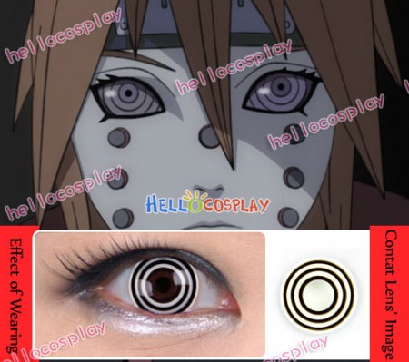 Naruto Cosplay Akatsuki Pein Rinnegan Contact Lenses