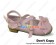 Pink Ruffle Bows Straps Chunky Princess Lolita Shoes