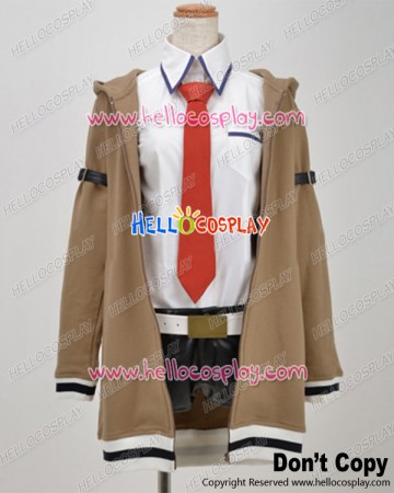 Steins Gate Cosplay Kurisu Makise Suit Uniform Costume