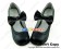 Black IW Charlotte Bow Strap Chunky Sweet Lolita Shoes