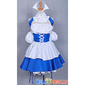 Chobits Cosplay Chii Blue Maid Dress