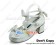 White Ankle Straps Heart Shaped Buckle Sweet Lolita Shoes