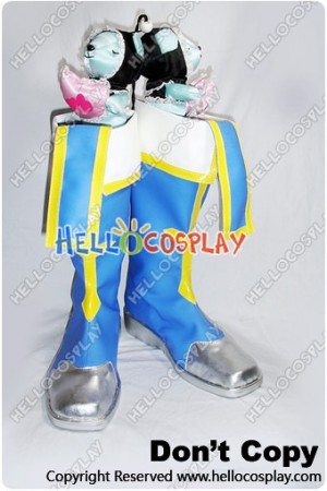 BlazBlue Cosplay Jin Kisaragi Boots Blue