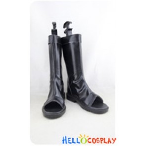 Naruto Cosplay Shoes Naruto Uzumaki Black Pleather Boots