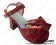 Matt Wine Red ViVi Detachable Bow Chunky Princess Lolita Shoes