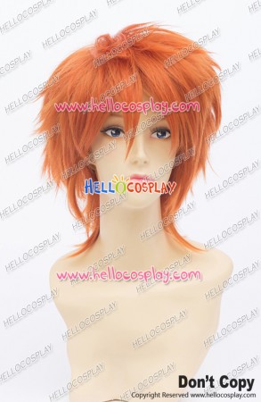 Black Butler Cosplay Drocell Caines Wig One Piece Nami Wig 30CM Orange Universal Layered Short