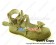 Nude Color Ruffle Bow Crossing Straps Chunky Sweet Lolita Shoes