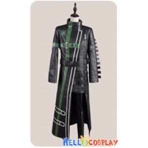 Amnesia Cosplay Kent Kento Costume Black Green Coat Uniform