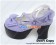 Purple Ruffle Bows Sweet Chunky Princess Lolita Shoes