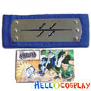 Naruto Cosplay Anti Ninja Kirigakure Blue HeadBand