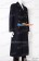 Torchwood Captain Jack Harkness Black Wool Trench Coat