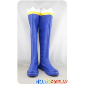 Cardcaptor Sakura Cosplay Shoes Sakura Kinomoto Blue Long Boots