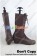 Rewrite Cosplay Shoes Kotori Kanbe Brown Boots