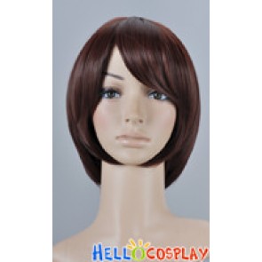 Dark Brown Cosplay Short Layer Wig