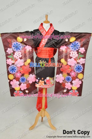 Super Sonico Cosplay Sonico Summer Worship Kimono Costume